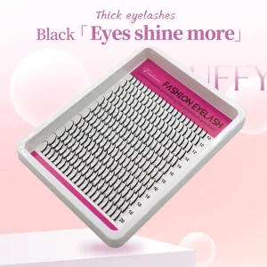 12 Rows of fairy Spike Eyelash Extensions 10-20mm Single Cluster Natural Eyelashes Lazy Person Segmented DIY Eyelashes