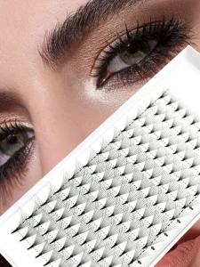 120 Clusters Spike Tip False Eyelashes Thin Root Individual Lashes Dense Volume Wispy Cluster Lashes Natural Self Eyelash