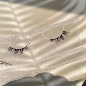 12MM Handmade Real Mink Eye Lashes Private Label 3d Fluffy Mink Eye Lashes Natural Mink Eyelashes