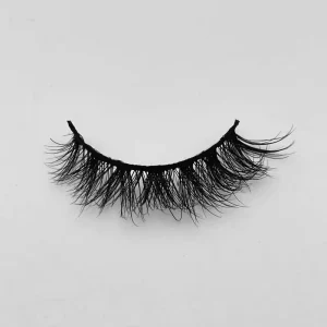 12mm Mink Hair False Eyelashes Handmade Natural Short Long Curl Mink Lashes Full Strip Winged Lashes