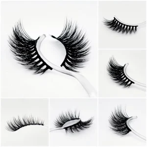 13mm Faux Mink Half Eyelash Private Label Natural False Eyelashes Private Label Cat Eye Half Lashes