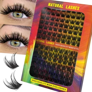 14 Rows Large Capacity Segmented Self grafting Lashes Dense Curly Stereo Individual Cluster False Eyelashes