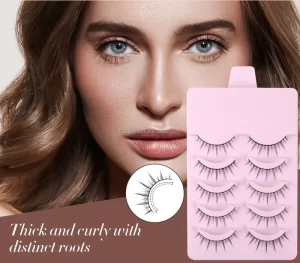 14MM 3D Faux Mink Eyelashes Custom Packaging Private Label Little Devil Style Natural False Lashes Vendor