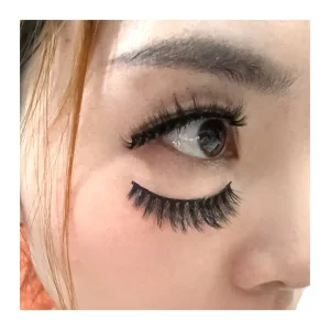 14MM Synthetic Hair 3D Eyelashes Full Strip Thick Volume Curl Reusable Fluffy Extensions Natural