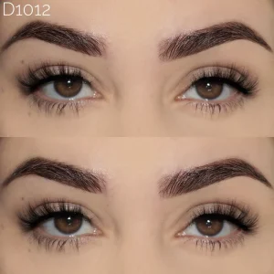 14MM Synthetic Hair 3D Eyelashes Full Strip Thick Volume Curl Reusable Fluffy Extensions Natural Eyelashes