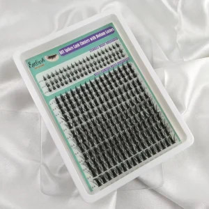 15Rows Bottom Lashes(6 7mm) and Spikes(15 21mm) Mix DIY Eyelash Extension Wispy Individual Lash Spikes Clusters DIY Lashes Tools