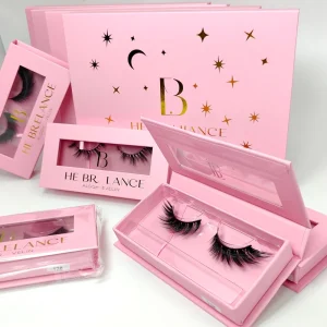15mm 3D Vegan False Eyelashes Wispy Full Strip Eyelashes Fluffier False Lashes Natural Faux Mink Eyelashes