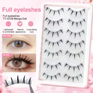 15mm Faux Mink Eyelashes Cruelty Free Paper Box 3D Lashes Customized Boxes with Custom Logo