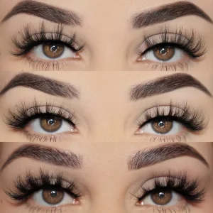 15mm Mink Eyelash Natural Mink Lashes 3D Mink Lashes Cruelty Free Natural False Lashes