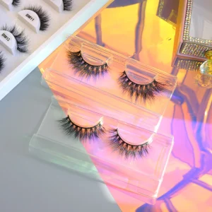 15mm Natural Mink Eyelashes 3d Mink Eyelashes Lashes Boxes Print logo Private Label 15mm Mink Lash