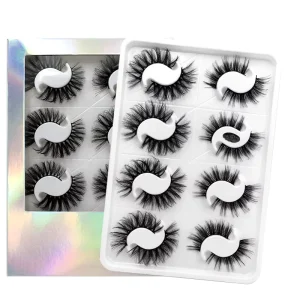 16-30mm Lashes Private Label Natural Eyelashes Full Strip Eyelashes Lash Strips