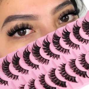 168 320pcs DIY Segment Individual Lashes Cluster Custom Logo Natural Faux Mink Hand Made Fan Eyelashes