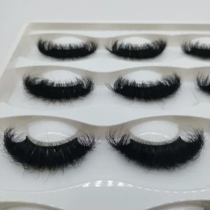 16mm-25mm Dramatic Fluffy 3D Lashes Private Label Strip Eyelashes Vendor Handmade 25mm Mink Eyelash