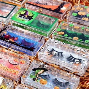 18-25 mm Glitter Lashes for Halloween and Individual Cluster Lashes From Fluffy Lashes