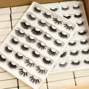 20 Pairs Reusable High Quality Strip Eye Lashes Natural Synthetic 20 Mix Pairs Eyelashes