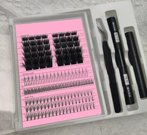 200D Cluster Lashes 8 16mm d Curl Fluffy Diy Cluster Lashes Kit Custom Lashes
