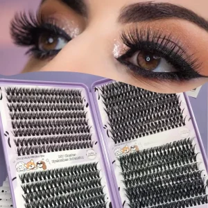 20D 30D 40D 50D 60D 80D 100D 200D Eyelashes Kit Private Label DIY Segment Lashes Cluster Vendor Eye Lashes
