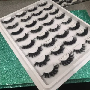 20MM 3D 5D Volume Fluffy Lashes Luxury Dramatic Lashes Russian Full Strip Eyelashes