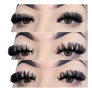 20mm Fluffy Faux Mink Lashes Private Label Synthetic Hair Eyelashes Vendor False Lashes With Custom Packaging Boxes