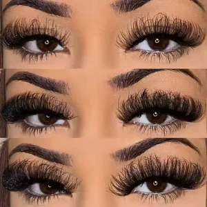 20mm Fluffy Full Faux Mink Strip Lashes Faux Mink Eyelash Extensions That Look Spiked Full Strip Eyelashes