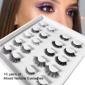 20mm Mink Eyelash Fluffy 3D Mink Lashes Eye Lash Extensions Supplies Create Your Own Brand Eyelashes