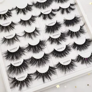 24 Hours Shipment for 3d Mink Lashes With Custom Box Mink Eyelashes 3d Mink False Lashes Natural Dramatic