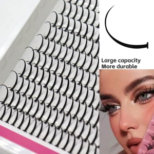 240 Clusters Bottom Lashes Fairy Spike Lash Mix Length Soft Fiber Long Lasting Curly DIY Lashes Extension For Girls Daily use