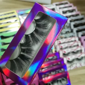25MM Mink Eyelash Fluffy 3D Mink Lashes Mink Lash Strip Vendor Kits