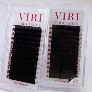 25mm Length CC/DD Curl Eyelash Extensions Korean Cashmere PBT Materials Matte Colorful Volume Mascara in Tray Box