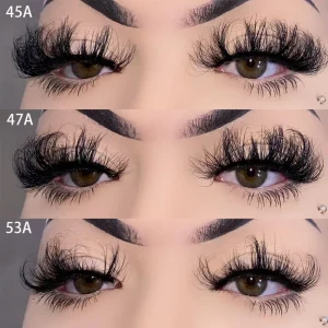25mm Long 3D Mink Eyelashes Private Label Fluffy Dramatic Full Strip Lashes