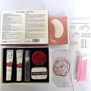 角蛋白睫毛提升山茶2In1睫毛烫眉层压乳液套装素食半胱胺提升套装滋养油
