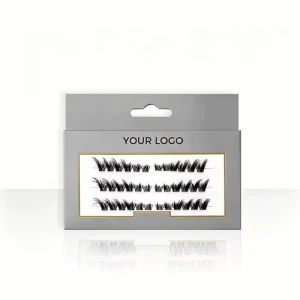 3 Rows Cluster Lashes Handmade Volume Eyelash Extensions Multi Row Cluster Fans Mixed Eye Lashes Individual Lash