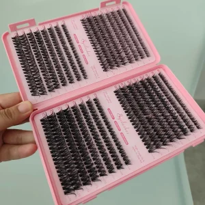 30D 40D 50D 100D Wispy DIY簇睫毛书套件 8-16毫米 天然个人扩展 DIY睫毛托盘