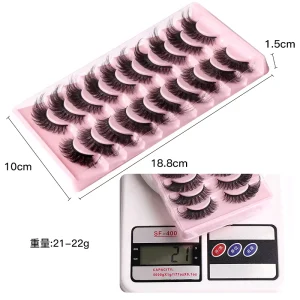 30mm Mink Eyelashes Matte Dark 0.5 Lash Extensions Handmade Loose Eyelashes Extensions Handmade Black Acrylic Lash Box
