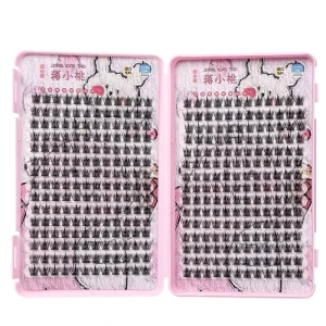 360 pure wild book eyelashes large capacity baby eyes handmade cat eyes DIY clustered eyelashes