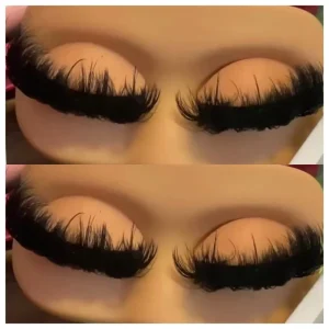 3D 25mm Fluffy 100% Real Mink Eyelash 5D Lash Spikes Eyelashes Extension Quality Full False Fake Strip Lashes