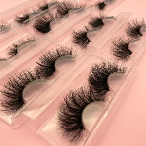 3D 25mm Real 100% Full False Fake Strip Mink Eyelash Lash Vendor Natural Vendor Handmade With Customize Box