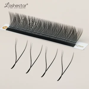 3D 4D 5D 6D Clover Lashes W U Shape YY Lashes 0.05 0.07 Fluffy Wispy Faux Mink Eyelash Extensions