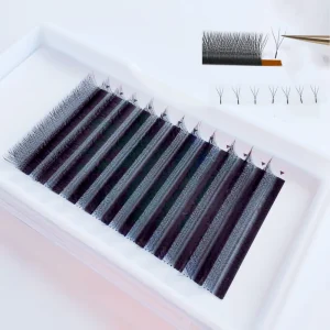 3D 4D 5D Clover Eyelash Wispy Fluffy Volume W Eyelash Extension Clover Lashes