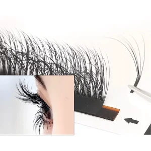 3D 5D Multi Layer Camellia Eyelashes Wild Fluffy Messy DIY Eyelashes Soft Easy Fan DIY Eyelash Extensions