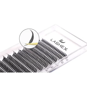 3D Anime Chunk Lashes Trays 0.05 0.07 C CC D Curve Lightweight Super Soft Anime Premade Fan Lashes