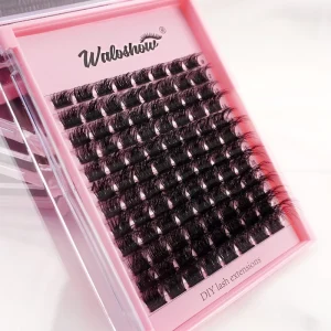 3D Cluster Lash Kit with Fan Eyelashes for Enhanced Visual Effect