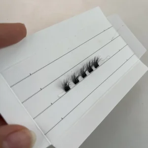 3D效果超软隐形带黑带簇 DIY睫毛 个人睫毛簇