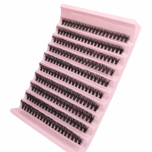 3D Effect DIY Lash Extensions D for Natural Mix Size Cluster Lashes Pre Cut Kit Eyelash Clusters PBT Material 10 Rows