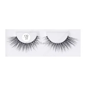 3D Effect Full Strip Lashes Private Label Natural Black Color Faux Mink Eyelashes Customized Packaging