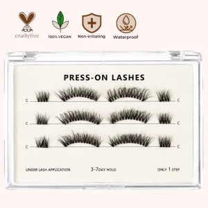 3D Effect Individual Segment DIY Eyelash Extension Kit Custom Logo Private Label Reusable Press On False Lash Products