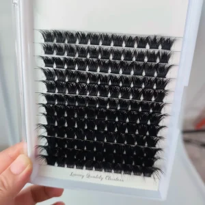 3D Effect Natural Cat Wispy New Arrival Spikes 8 24mm DIY Eyelash Clusters Bottom Lashes with Glue