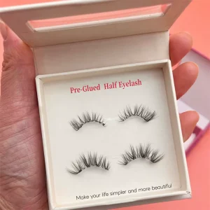 3D Effect Self Adhesive Natural False Eyelashes Daily Wear Press on Multipack Lightweight Full Strip Lashes Pre Glued Eyelash