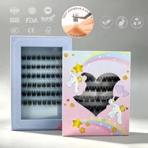 3D Effect Self Adhesive Natural Silk False Eyelashes Daily Wear Press Multipack Lightweight Full Strip Lashes Reusable Pre Glued