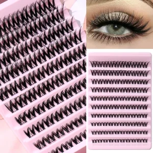 3D Eyelashes Custom Fantasy Flutter Strip Lashes Long Natural Fur Material Unforgettable Looks with Unique Packaging